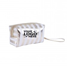 Striped Make-up Bag