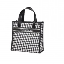 Houndstooth Waterproof Make-up Bag