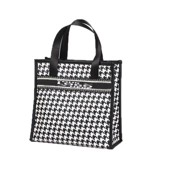 Houndstooth Waterproof Make-up Bag