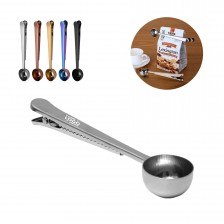 Stainless Steel Coffee Scoop 'N Clip