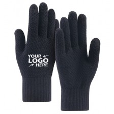 Touchscreen Stretch Knitted Gloves for Adult