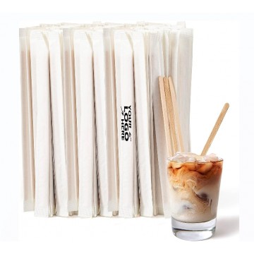 5.5 Inch Disposable Wood Coffee Stir Sticks