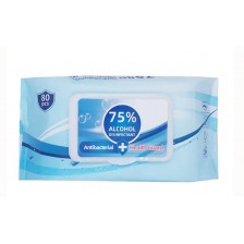 80pcs 75% Antibacterial Wipes