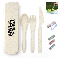 Wheat Straw Dinnerware Set with Case