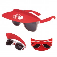 Sunglasses with Foldable Visor
