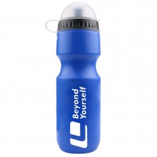 25 oz. Plastic Cycling Water Bottle Push Pull Lid 
